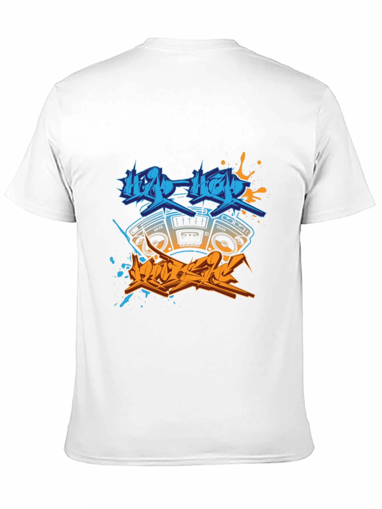 Hip Hop Boombox Graphic Tee