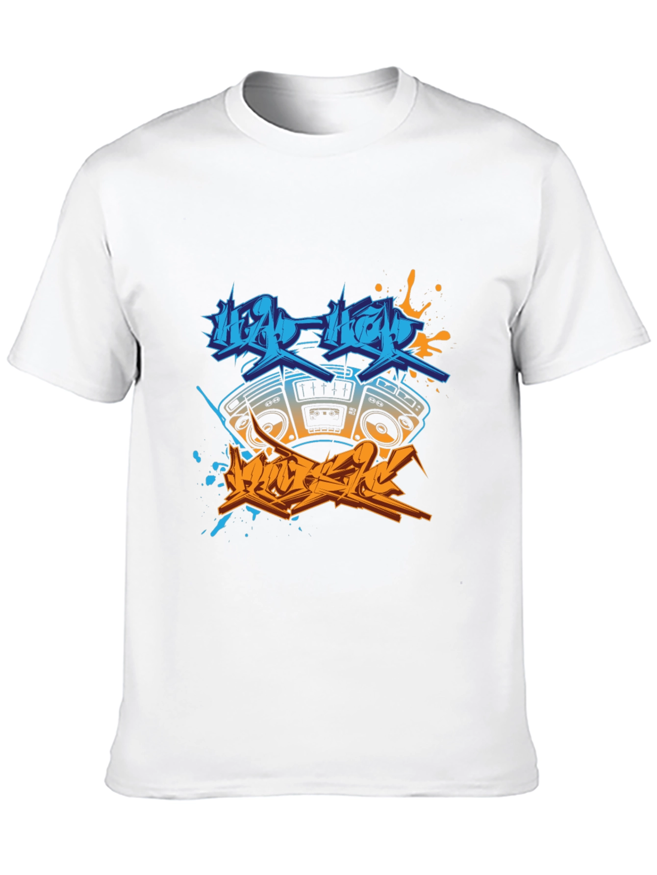 Hip Hop Boombox Graphic Tee