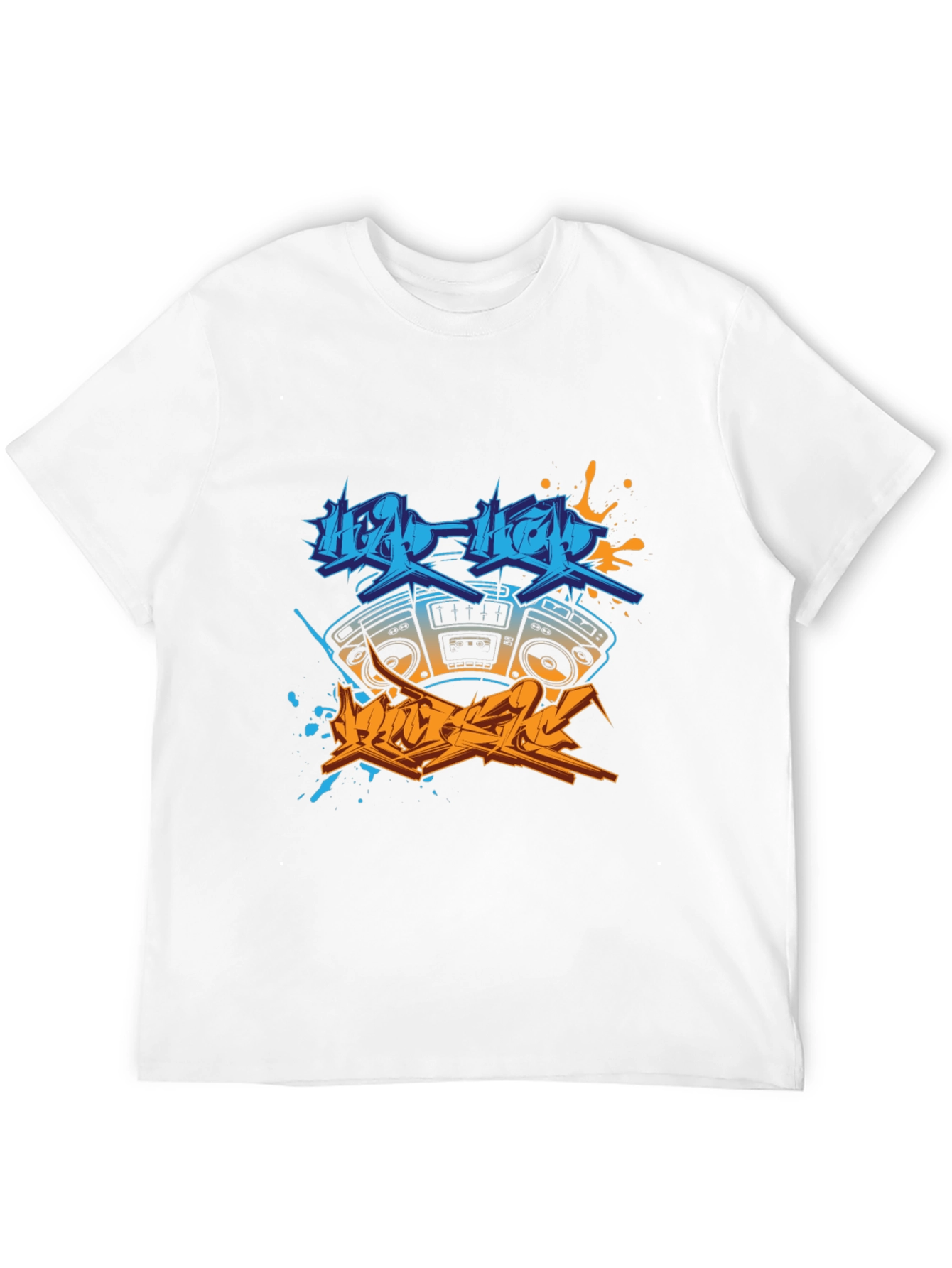 Hip Hop Boombox Graphic Tee