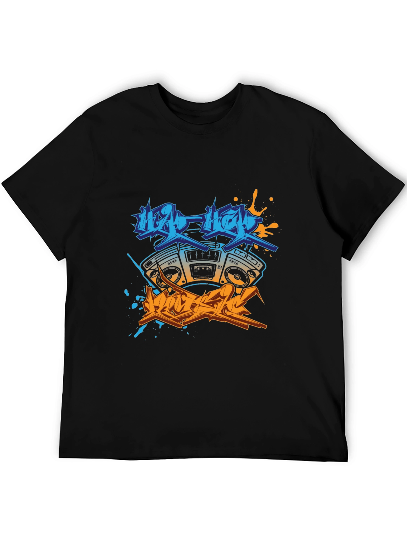 Hip Hop Boombox Graphic Tee