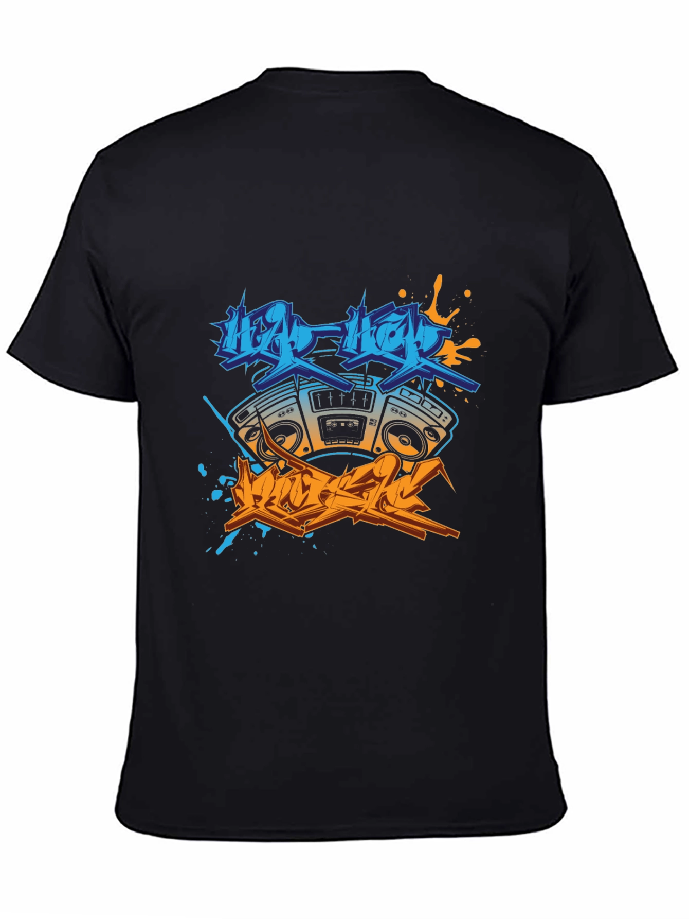 Hip Hop Boombox Graphic Tee