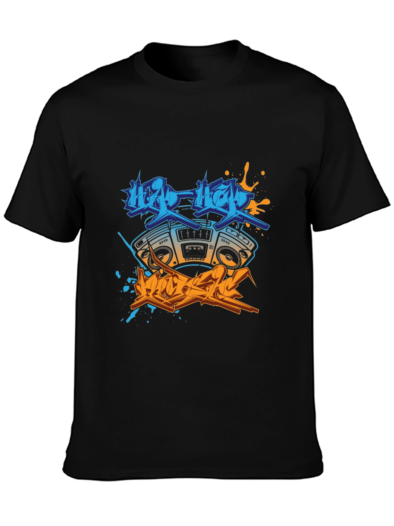 Hip Hop Boombox Graphic Tee