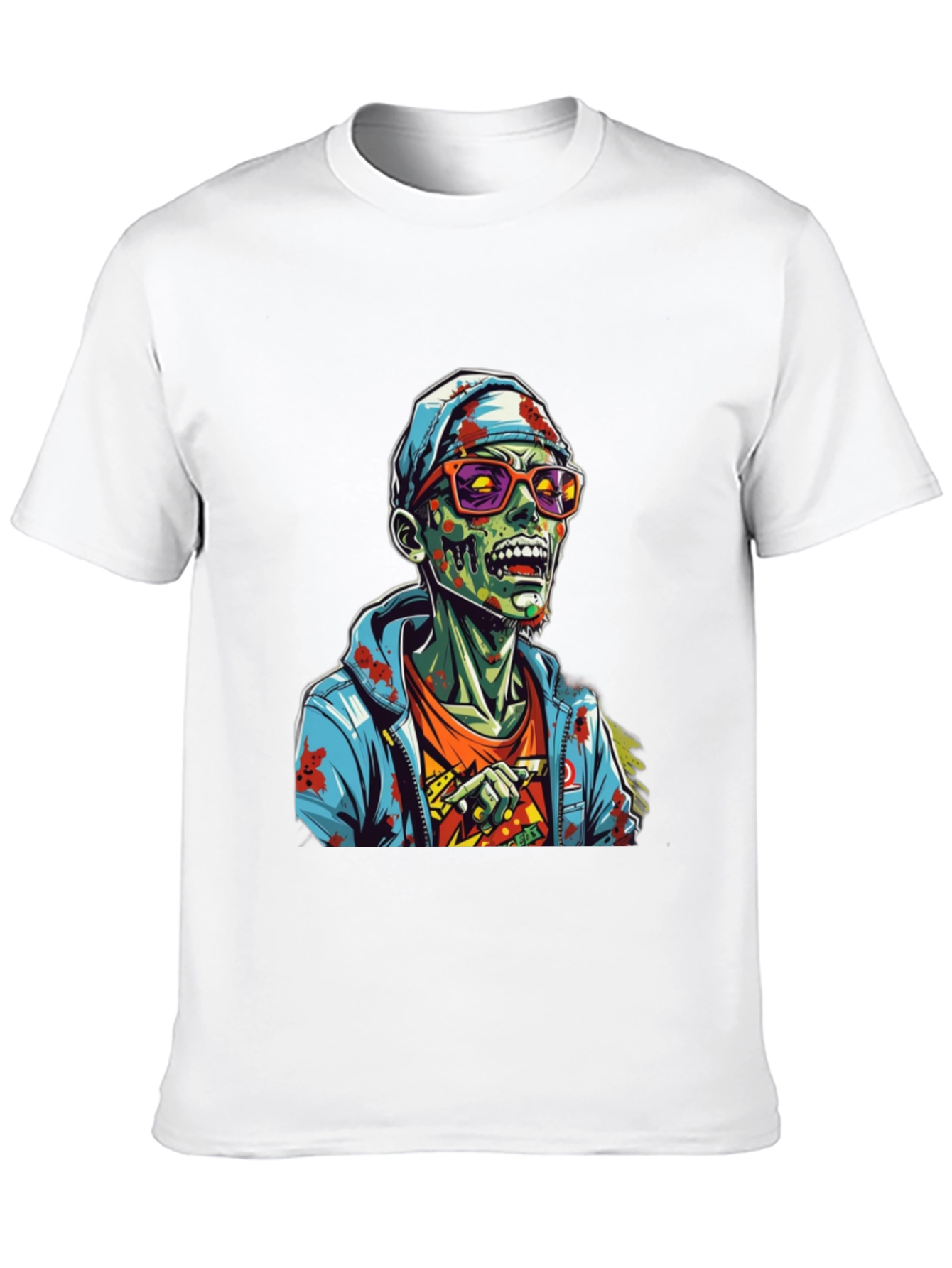 Zombie Graphic T-Shirt - Mens Black Tee