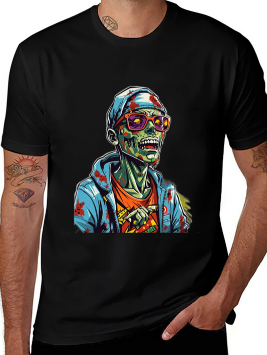 Zombie Graphic T-Shirt - Mens Black Tee