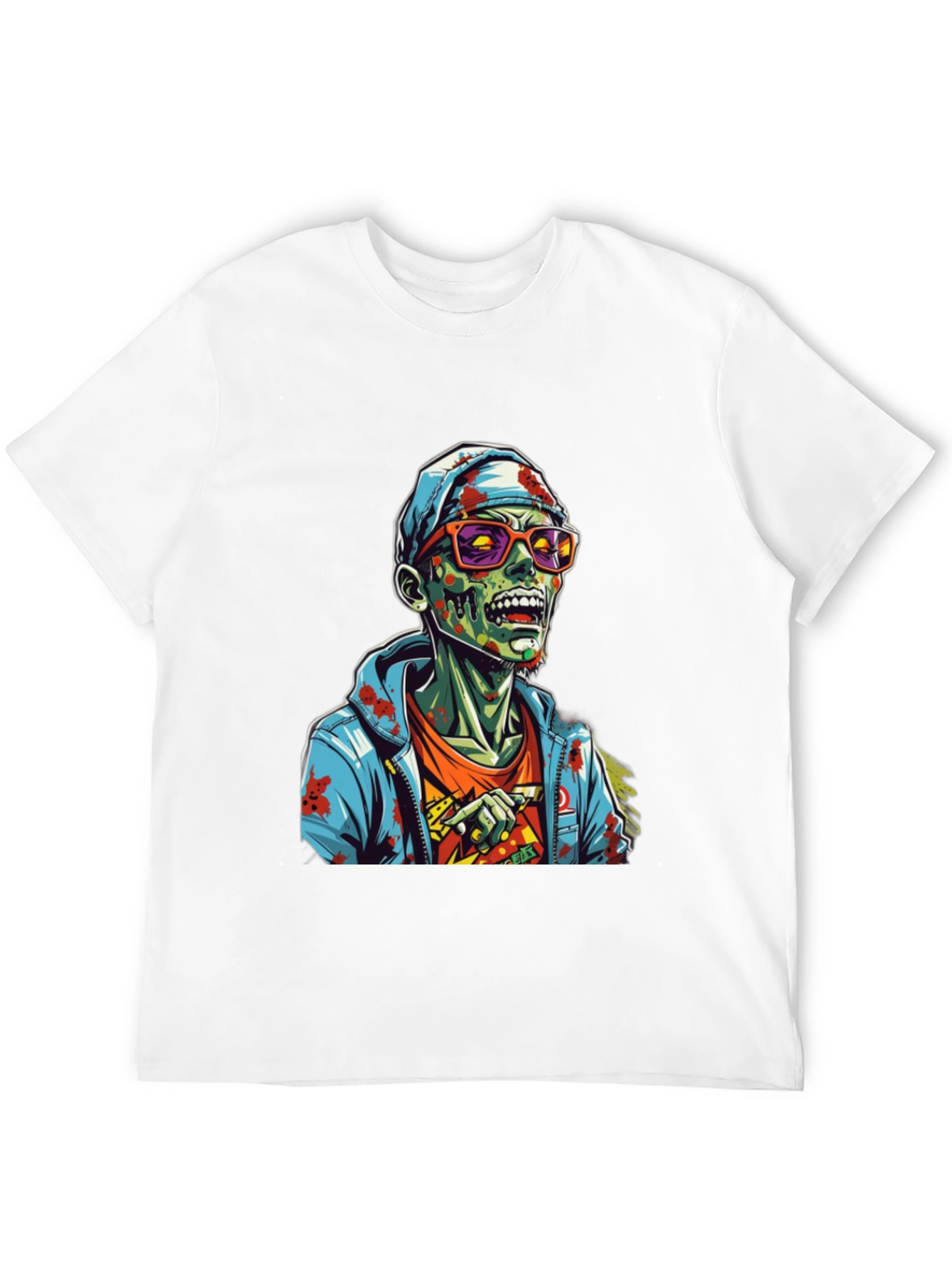 Zombie Graphic T-Shirt - Mens Black Tee