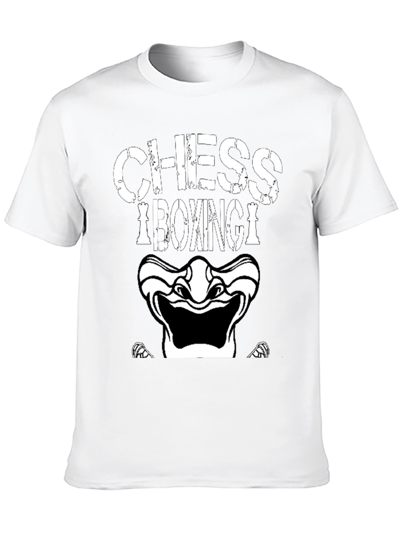 Chess Boxing Graphic Tee - Black