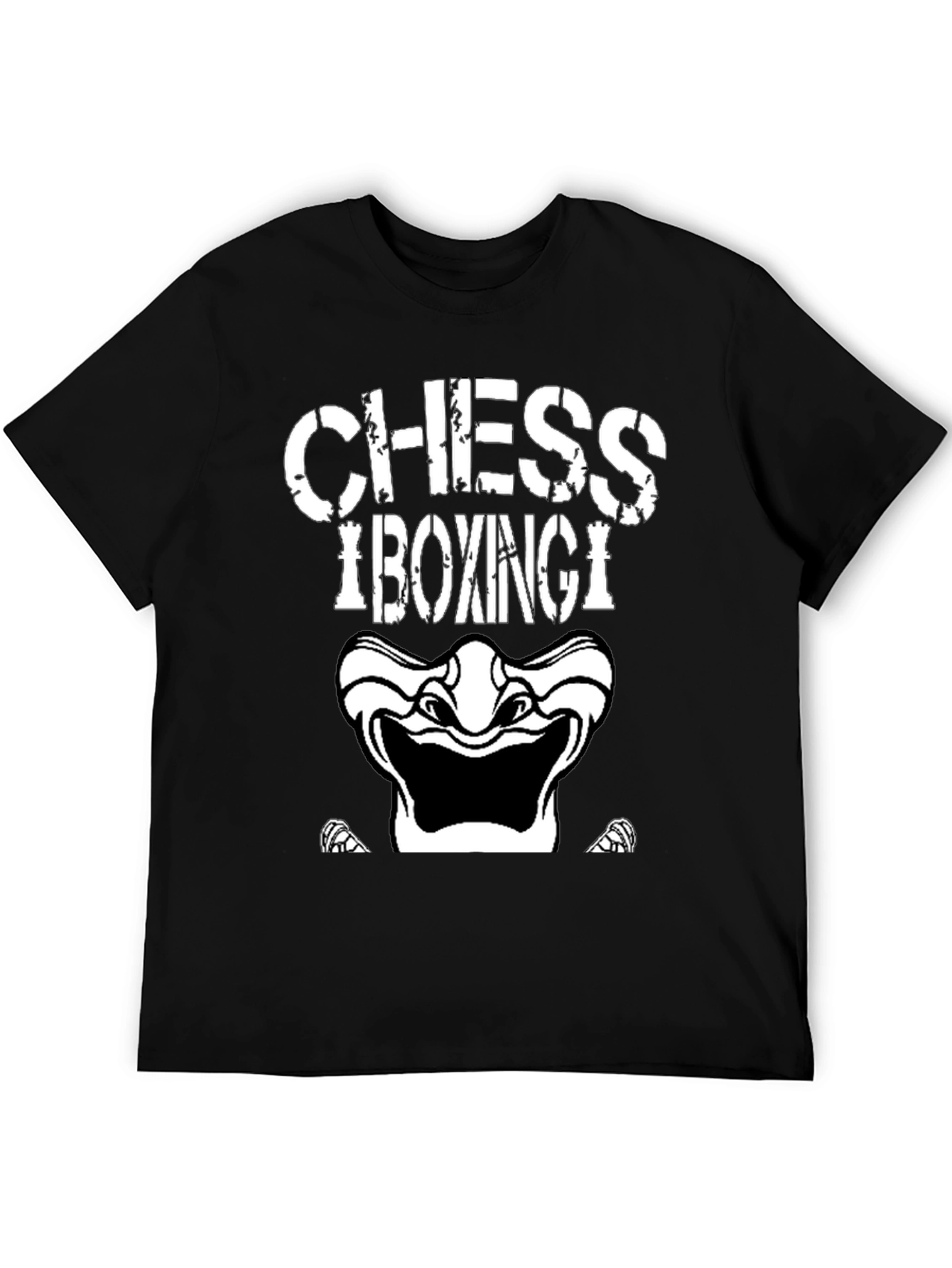 Chess Boxing Graphic Tee - Black