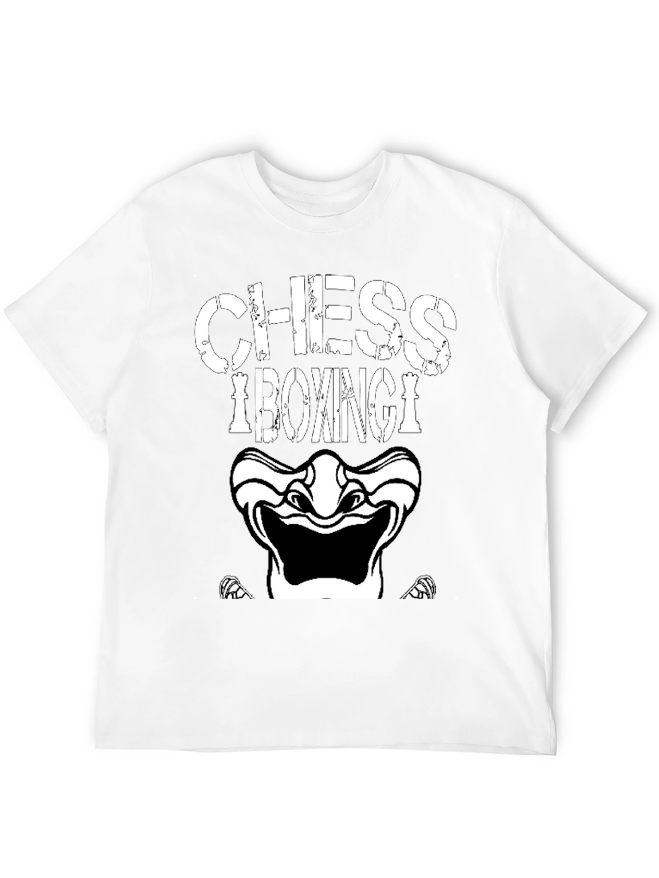 Chess Boxing Graphic Tee - Black
