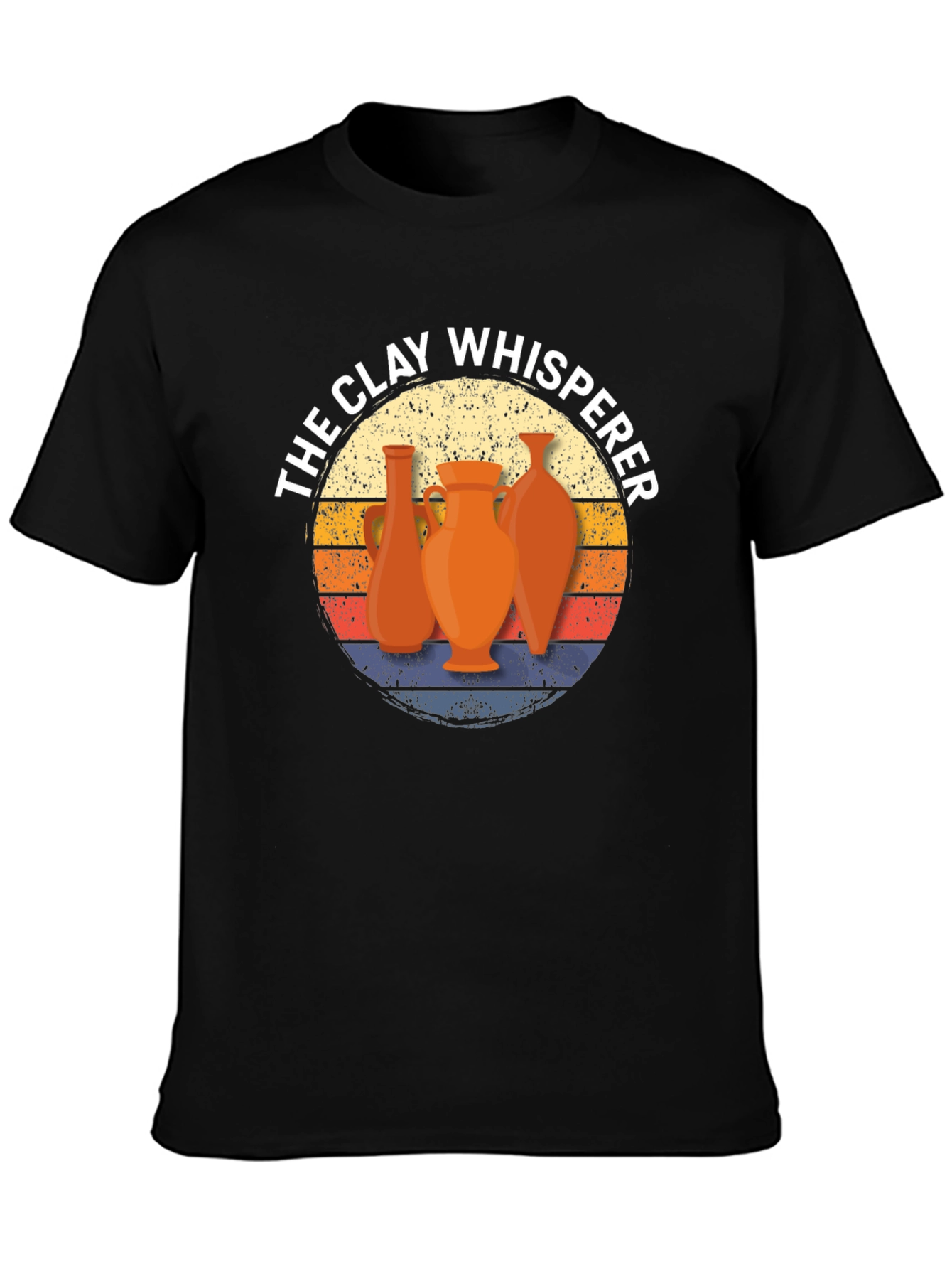 The Clay Whisperer T-Shirt Pottery Retro Graphic Tee