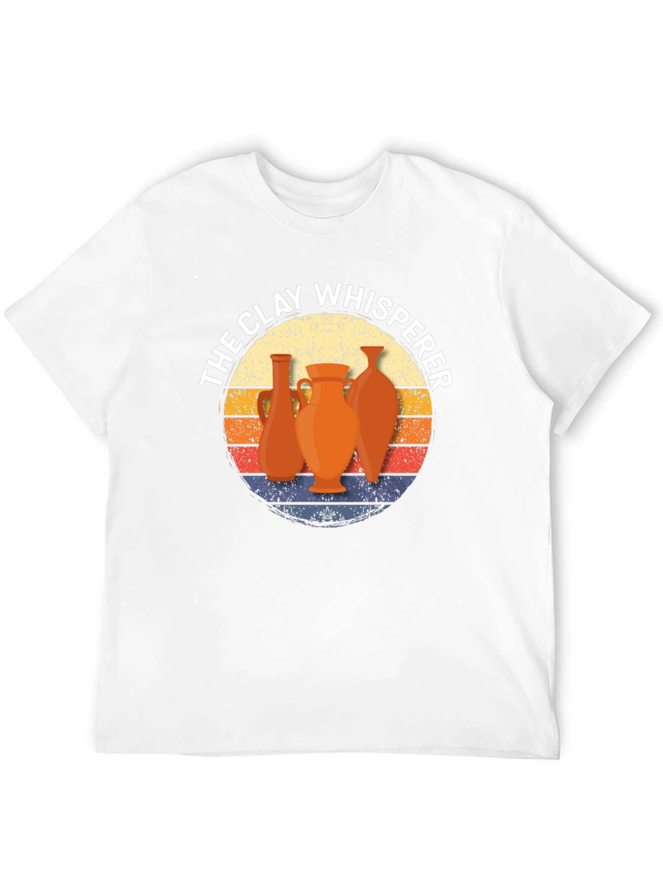 The Clay Whisperer T-Shirt Pottery Retro Graphic Tee