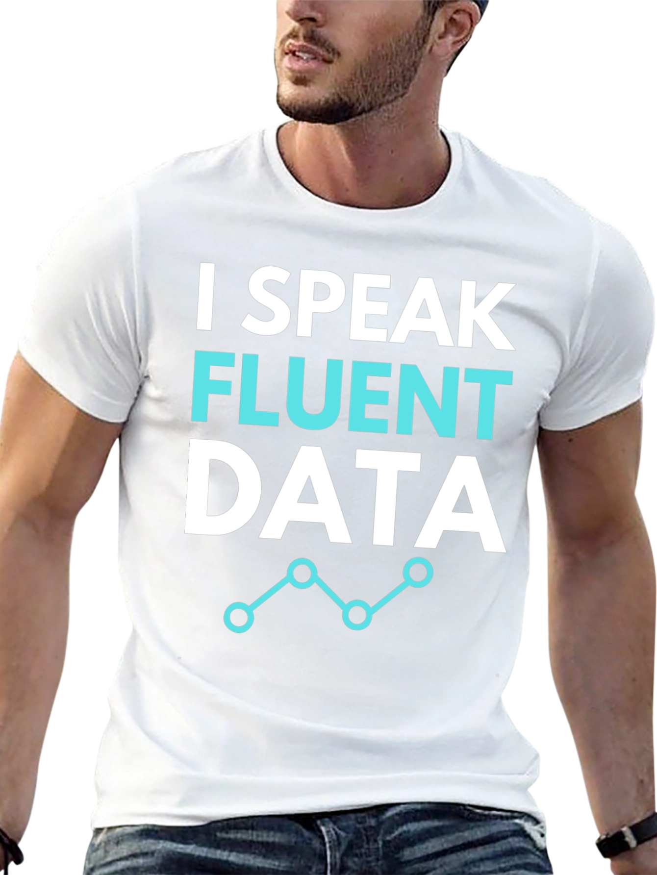 I Speak Fluent Data Graphic Tee