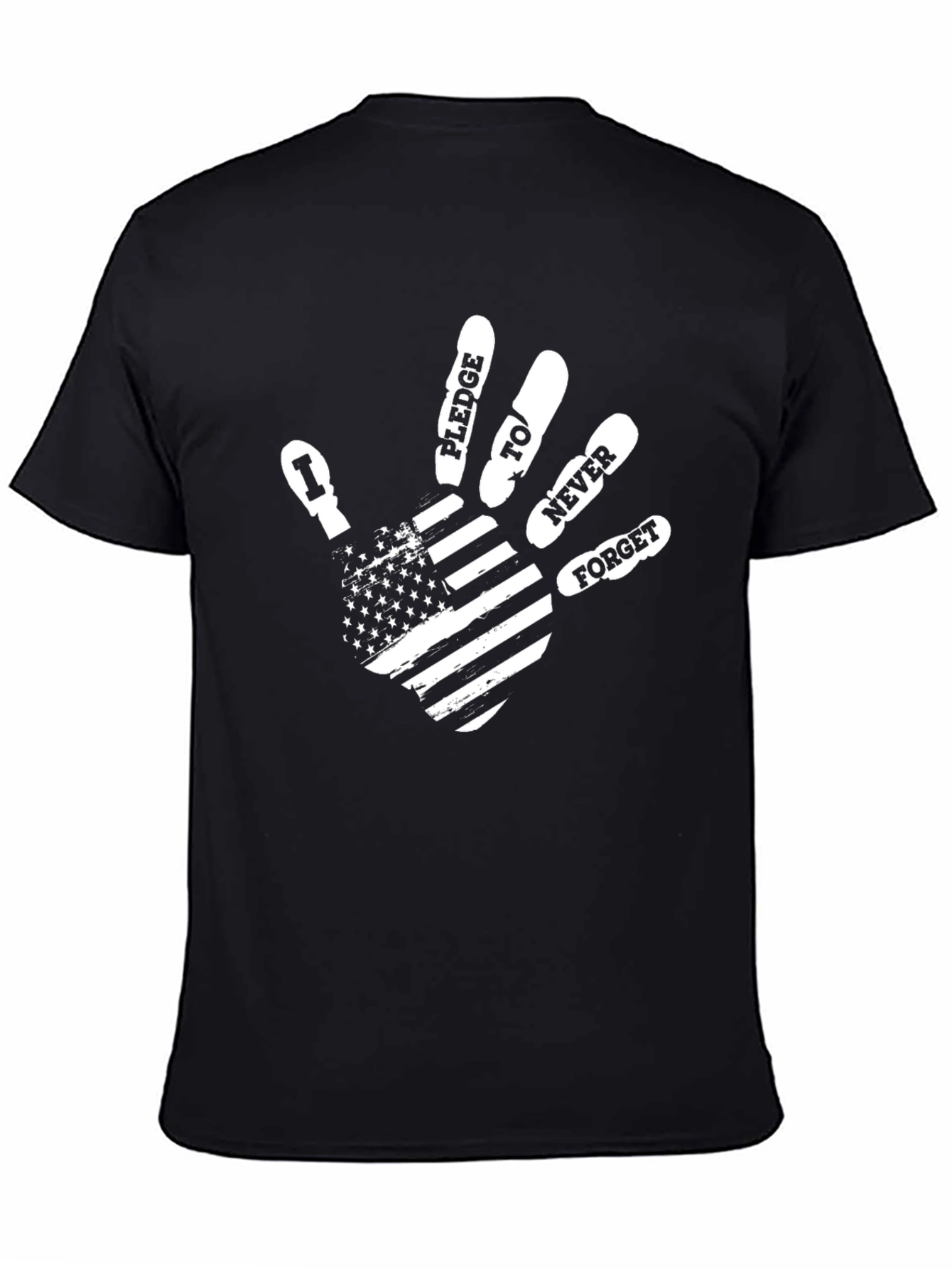 Patriotic Never Forget Handprint T-Shirt