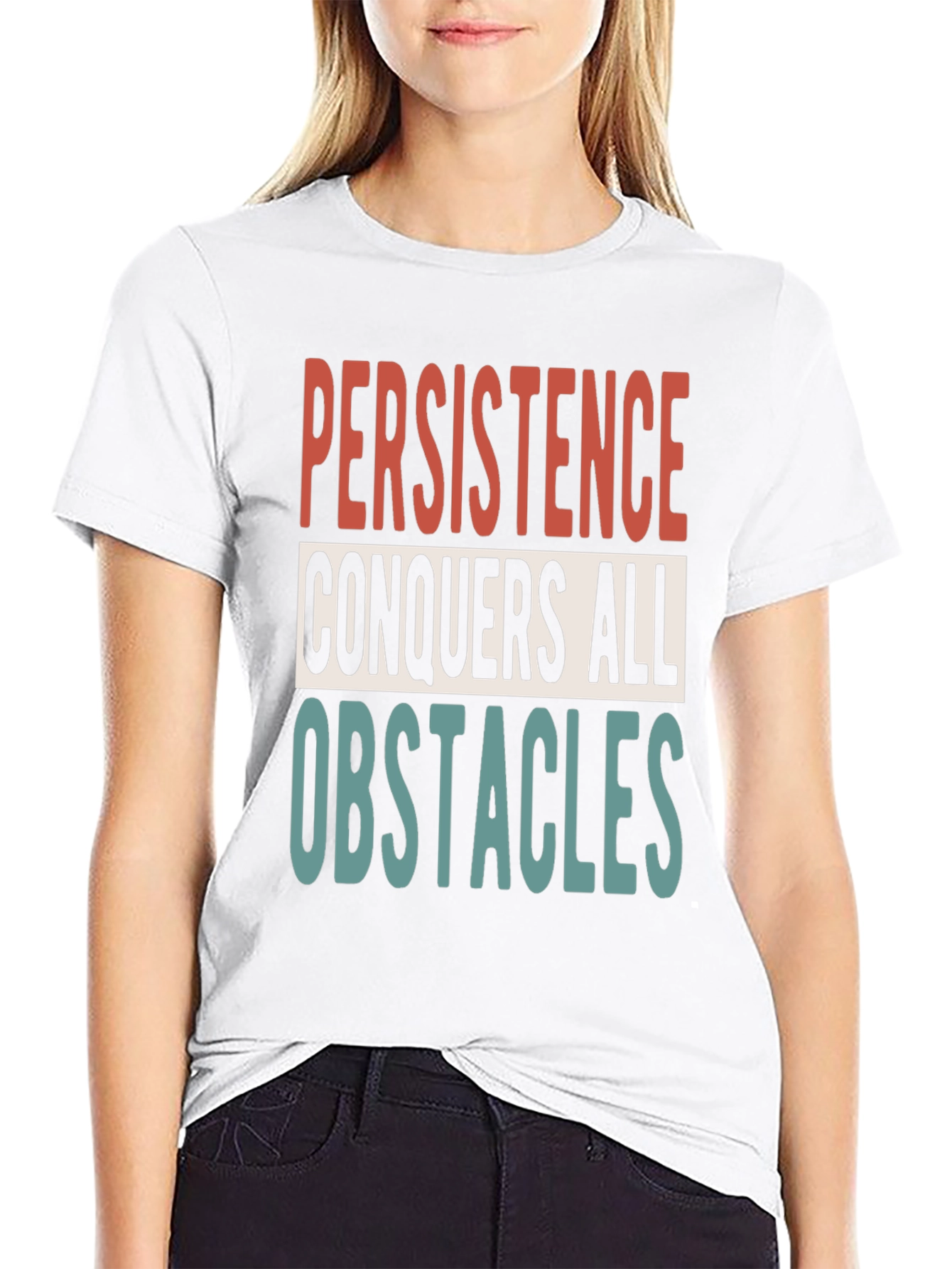 Persistence Motivational Graphic T-Shirt