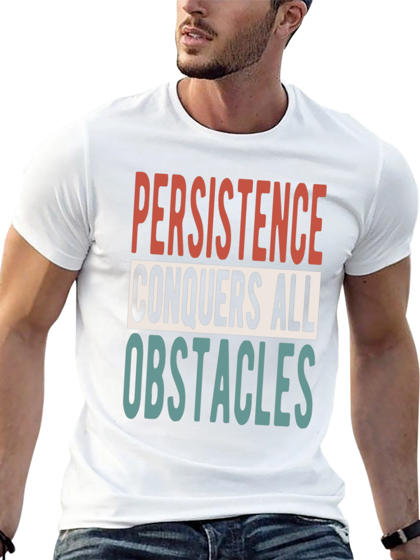 Persistence Motivational Graphic T-Shirt