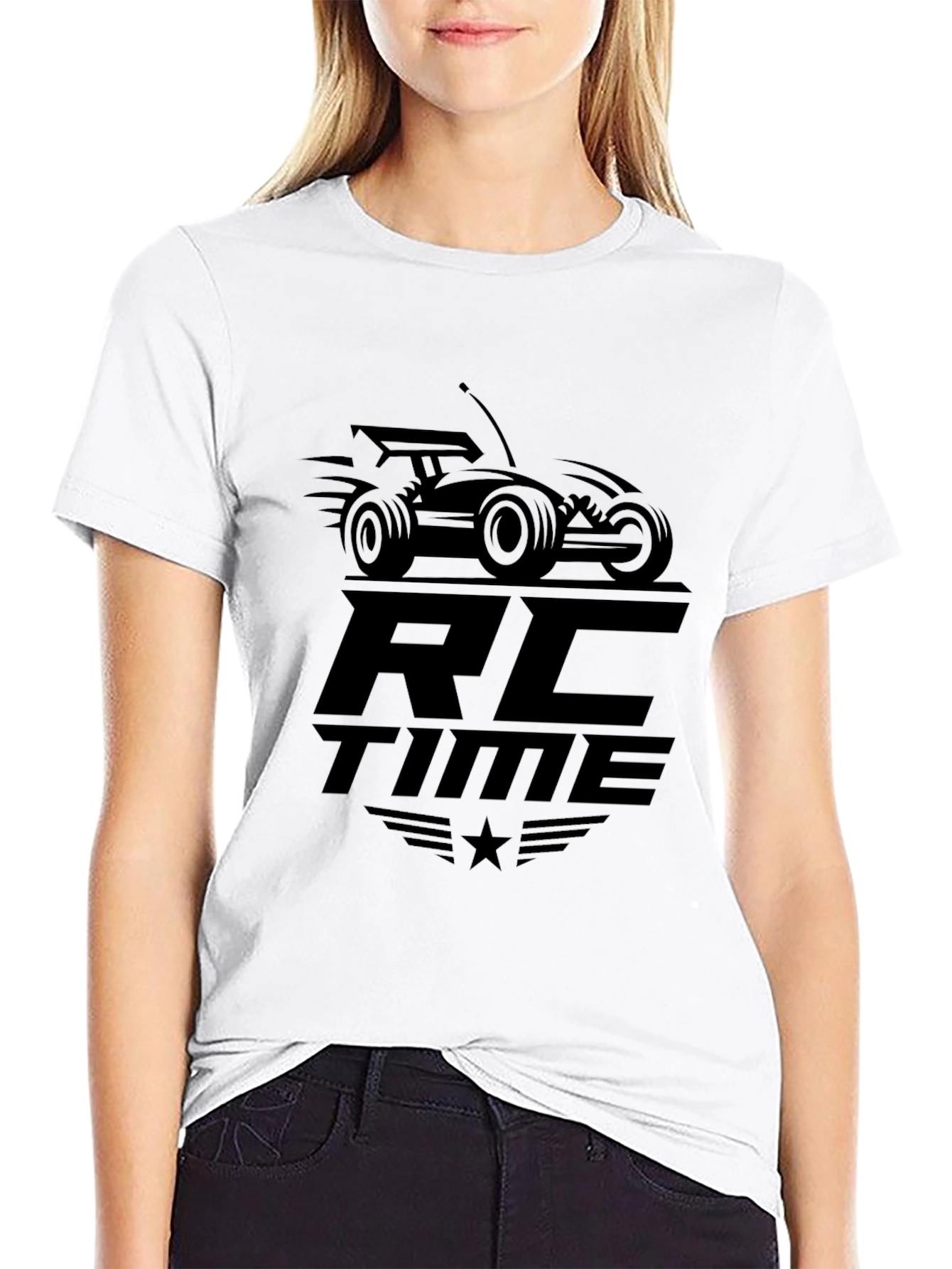 RC Time Black Graphic Tee