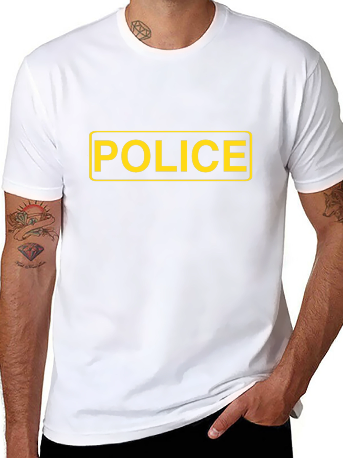 Police Graphic T-Shirt - Bold & Classic Design