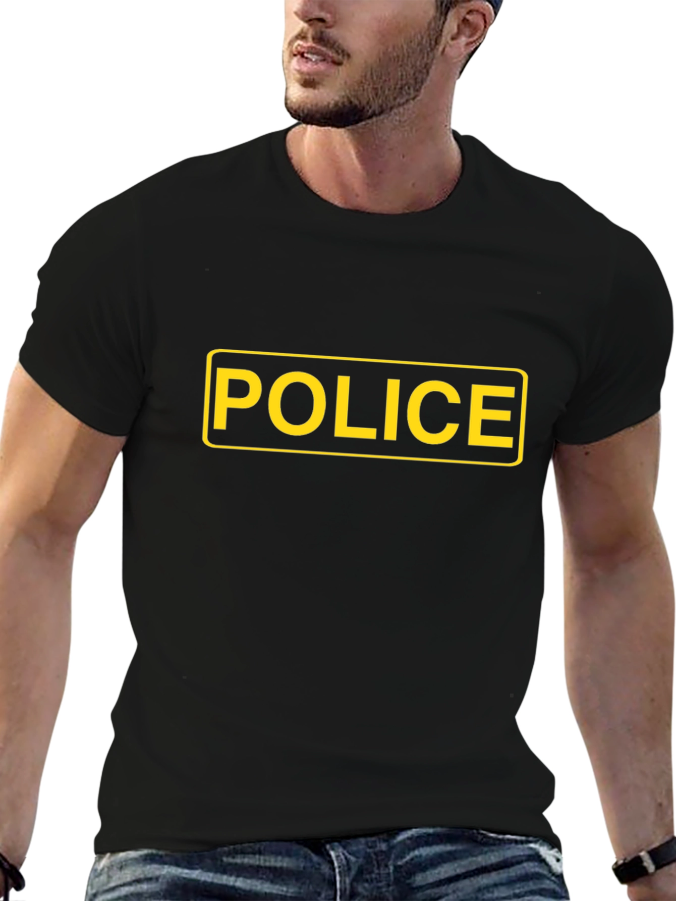 Police Graphic T-Shirt - Bold & Classic Design