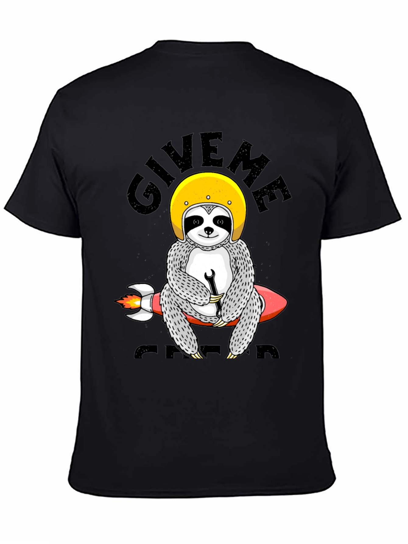 Sloth Rocket T-Shirt - Give Me Speed Funny Tee