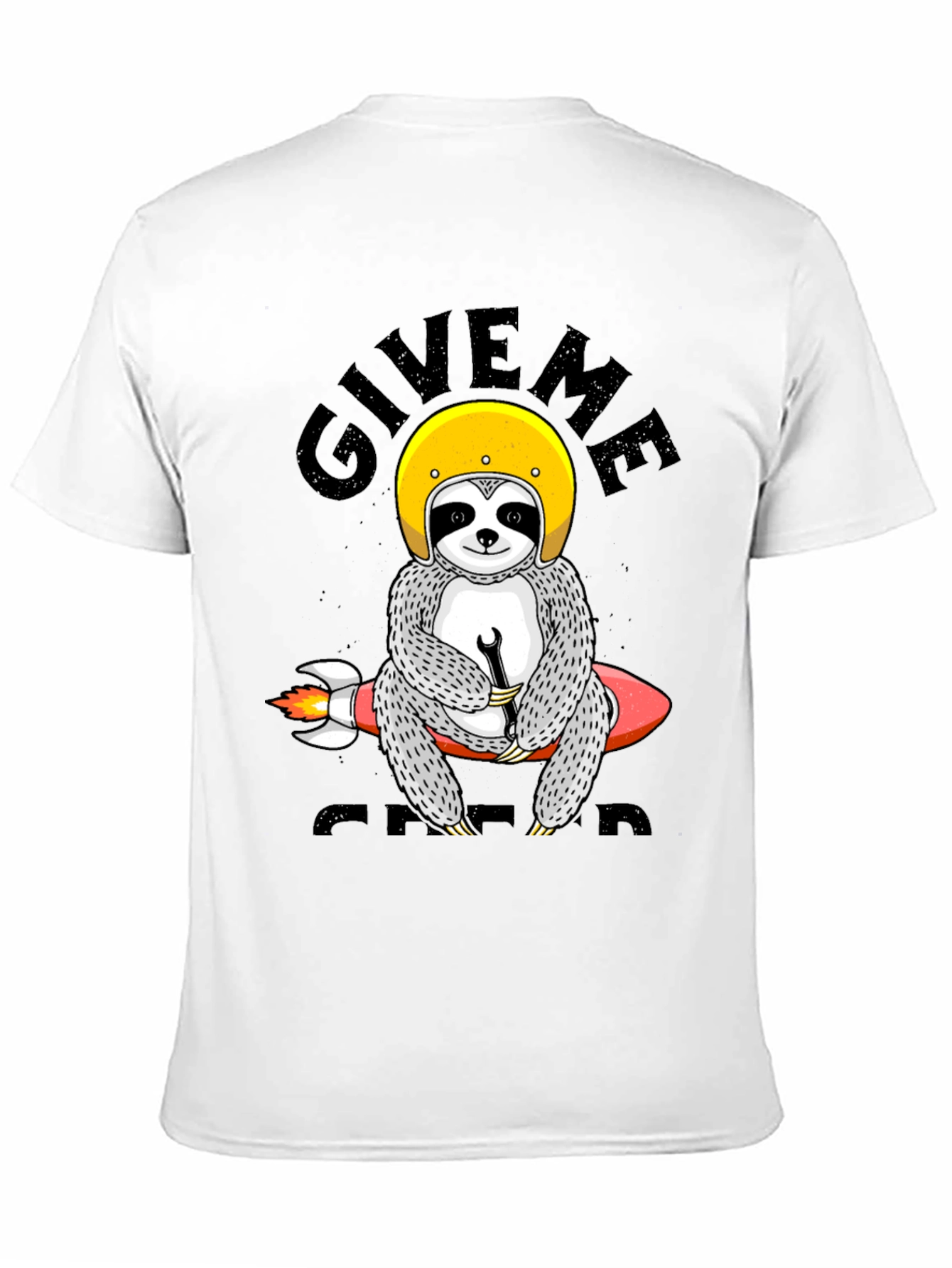 Sloth Rocket T-Shirt - Give Me Speed Funny Tee