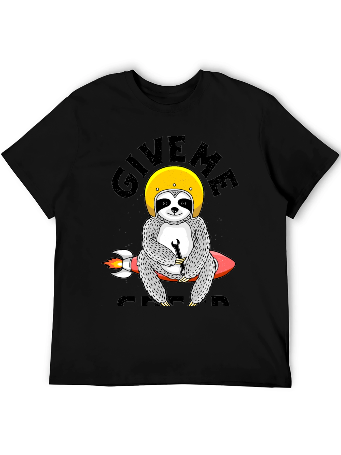 Sloth Rocket T-Shirt - Give Me Speed Funny Tee