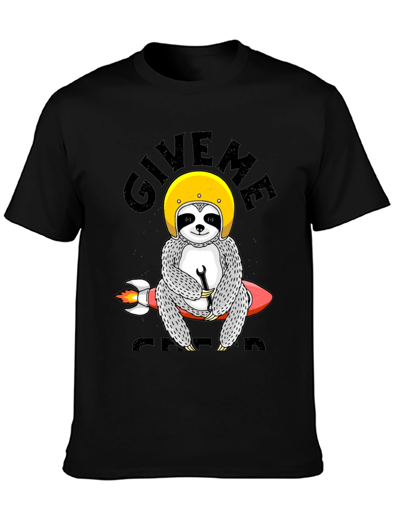 Sloth Rocket T-Shirt - Give Me Speed Funny Tee