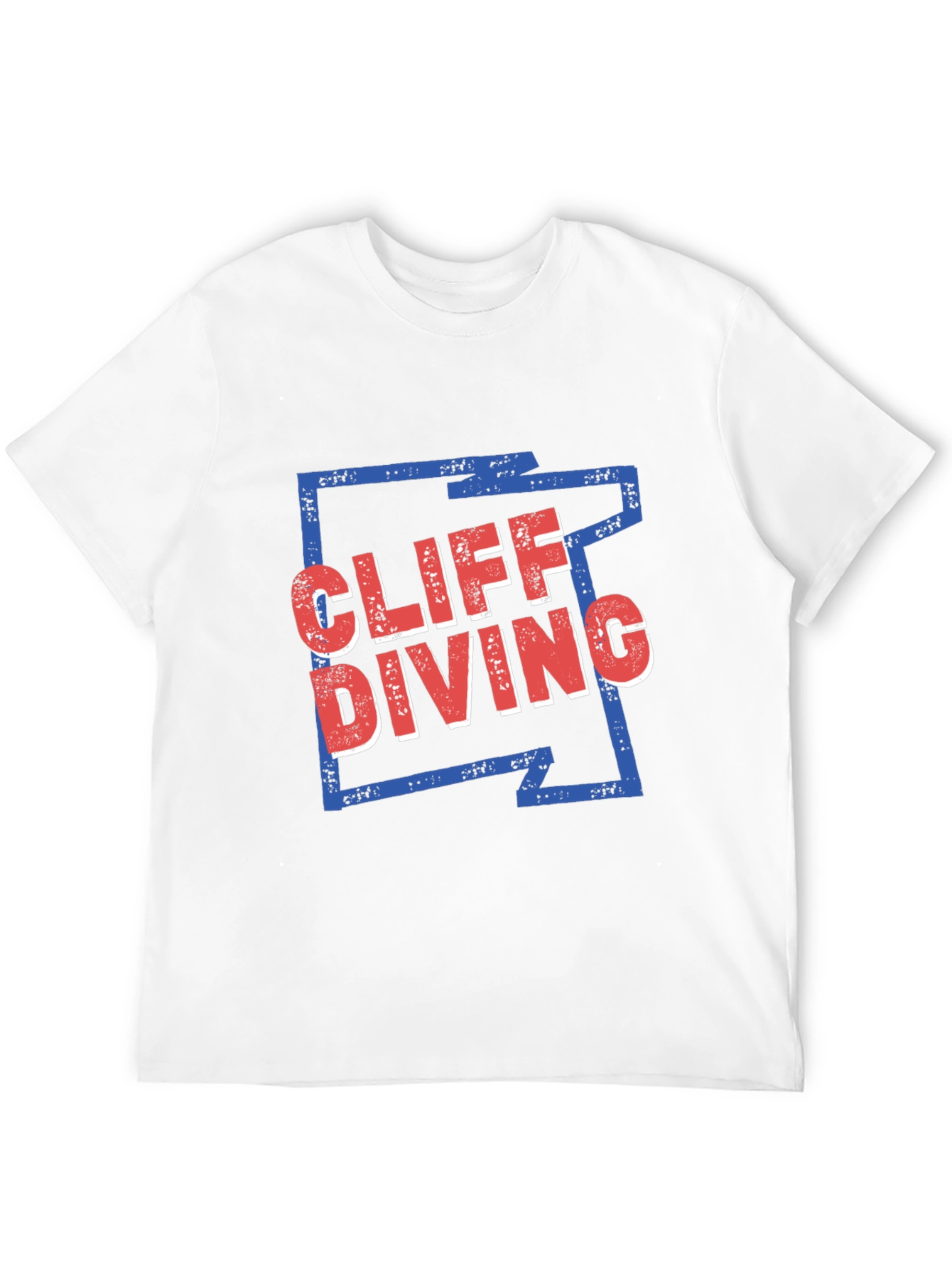 Cliff Diving Graphic Tee - Cool Design