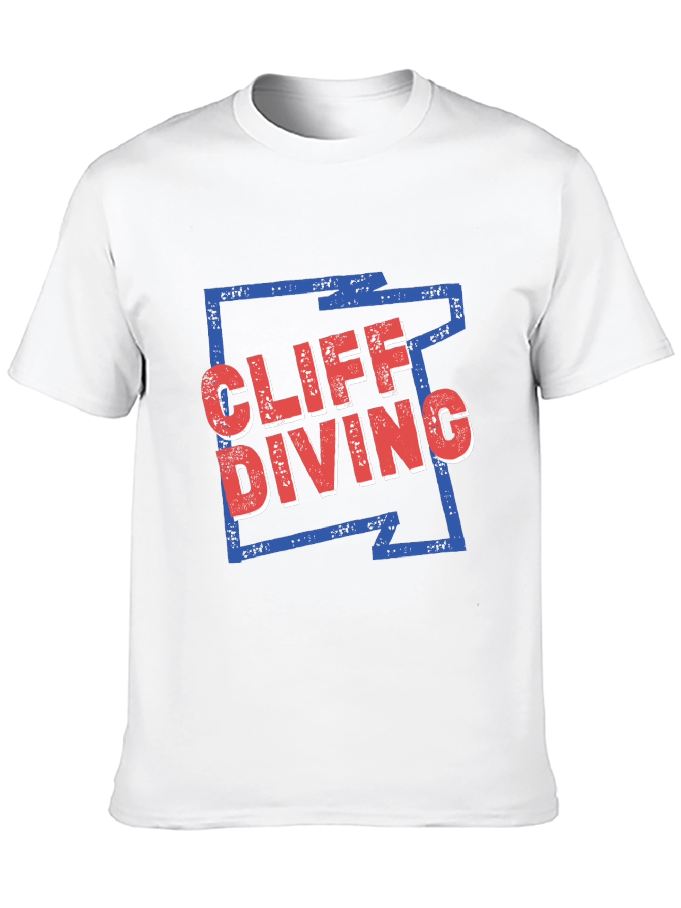 Cliff Diving Graphic Tee - Cool Design