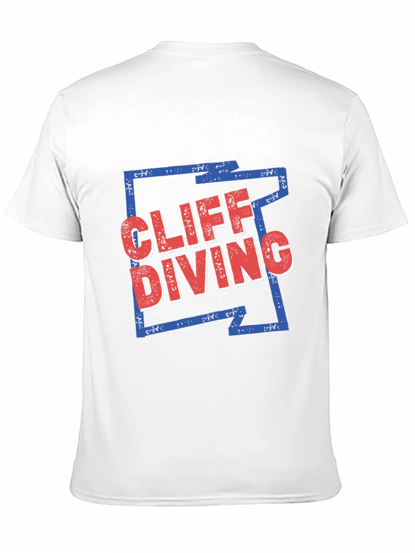 Cliff Diving Graphic Tee - Cool Design