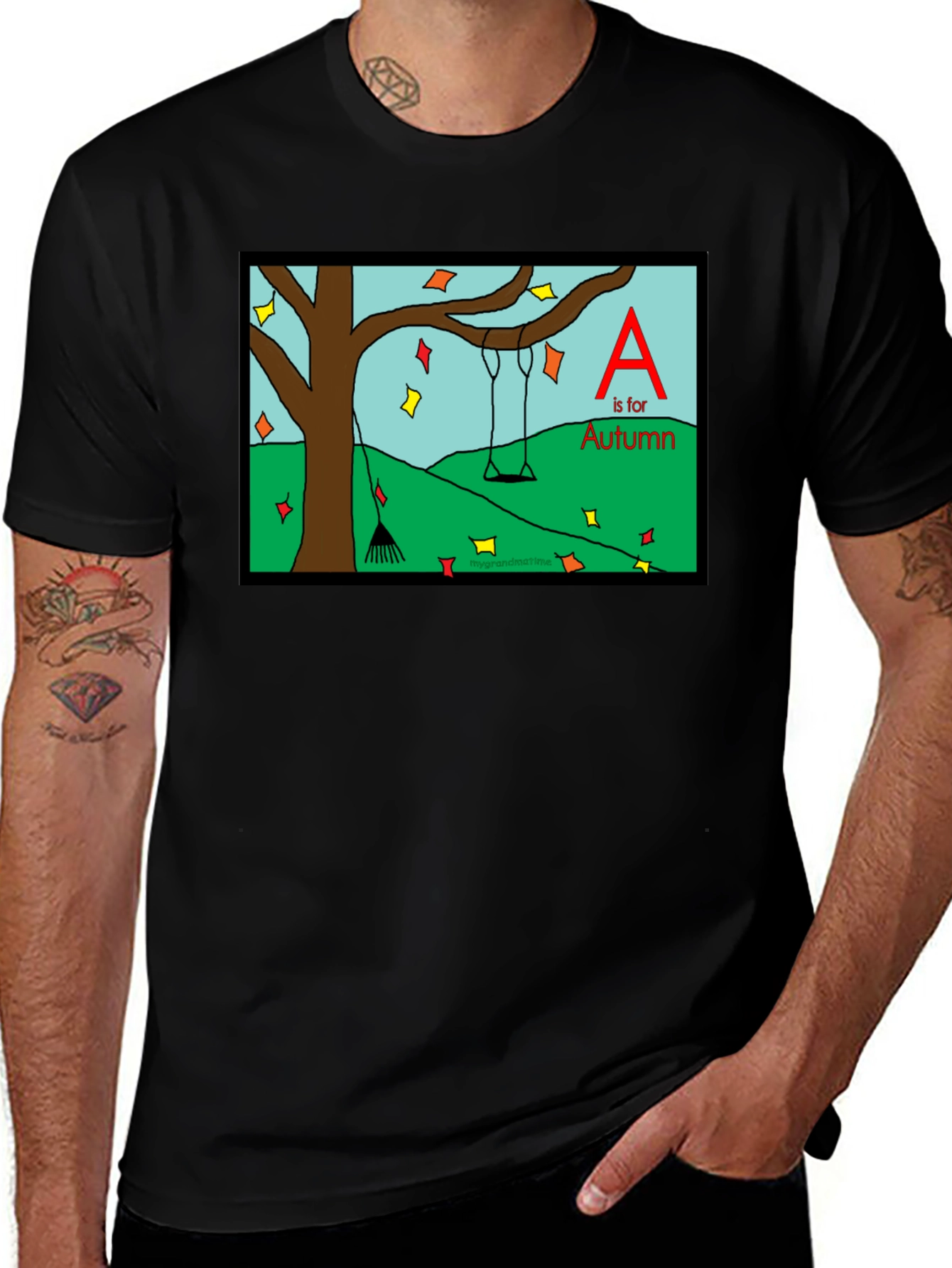 Autumn Tree Swing T-Shirt