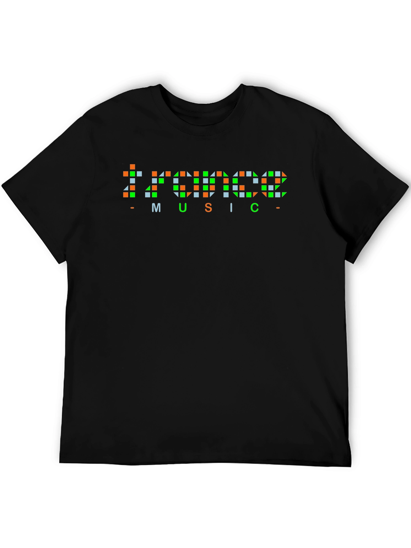 Trance Music T-Shirt - Pixelated Design