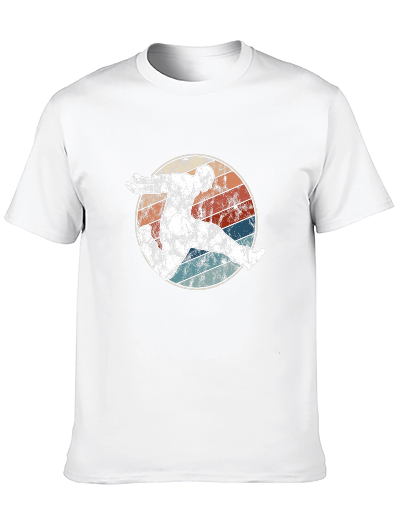 Retro Runner Graphic T-Shirt - Black