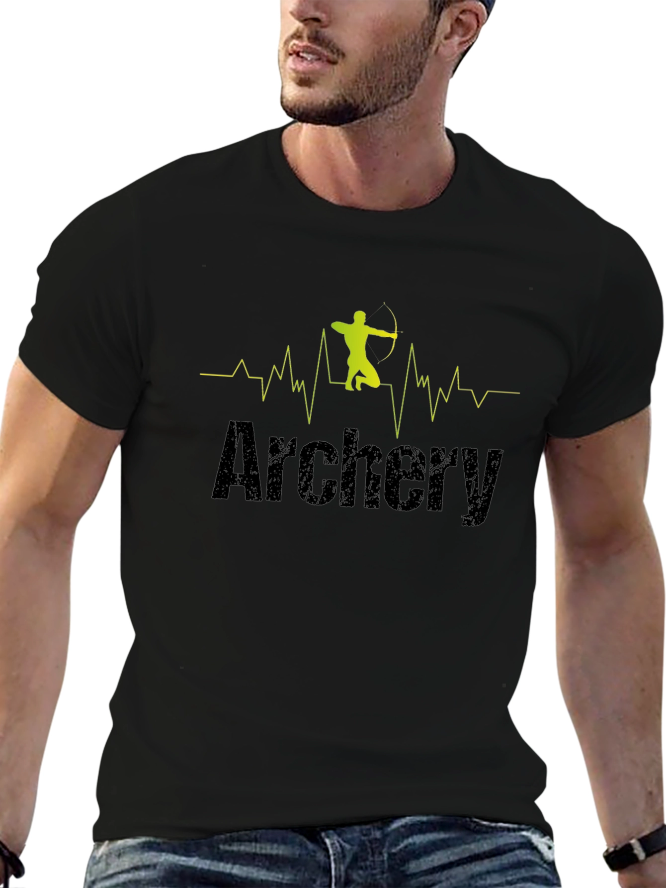 Archery Heartbeat Graphic T-Shirt