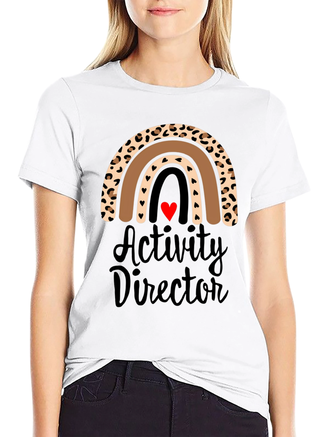 Activity Director Rainbow Graphic T-Shirt