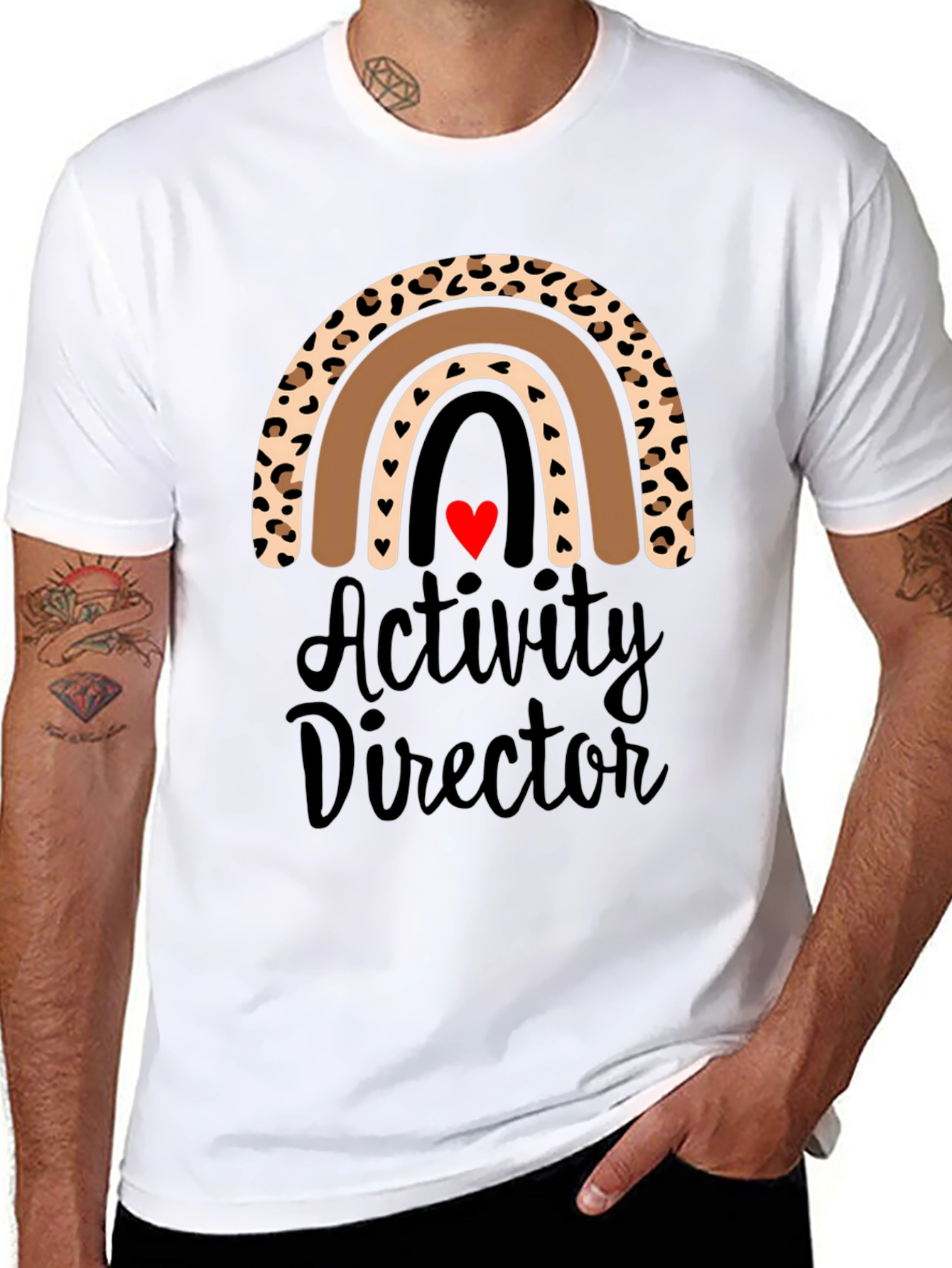 Activity Director Rainbow Graphic T-Shirt