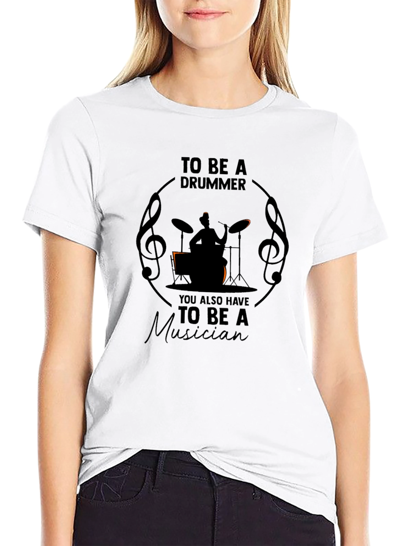 To Be A Drummer Musician Graphic T-Shirt