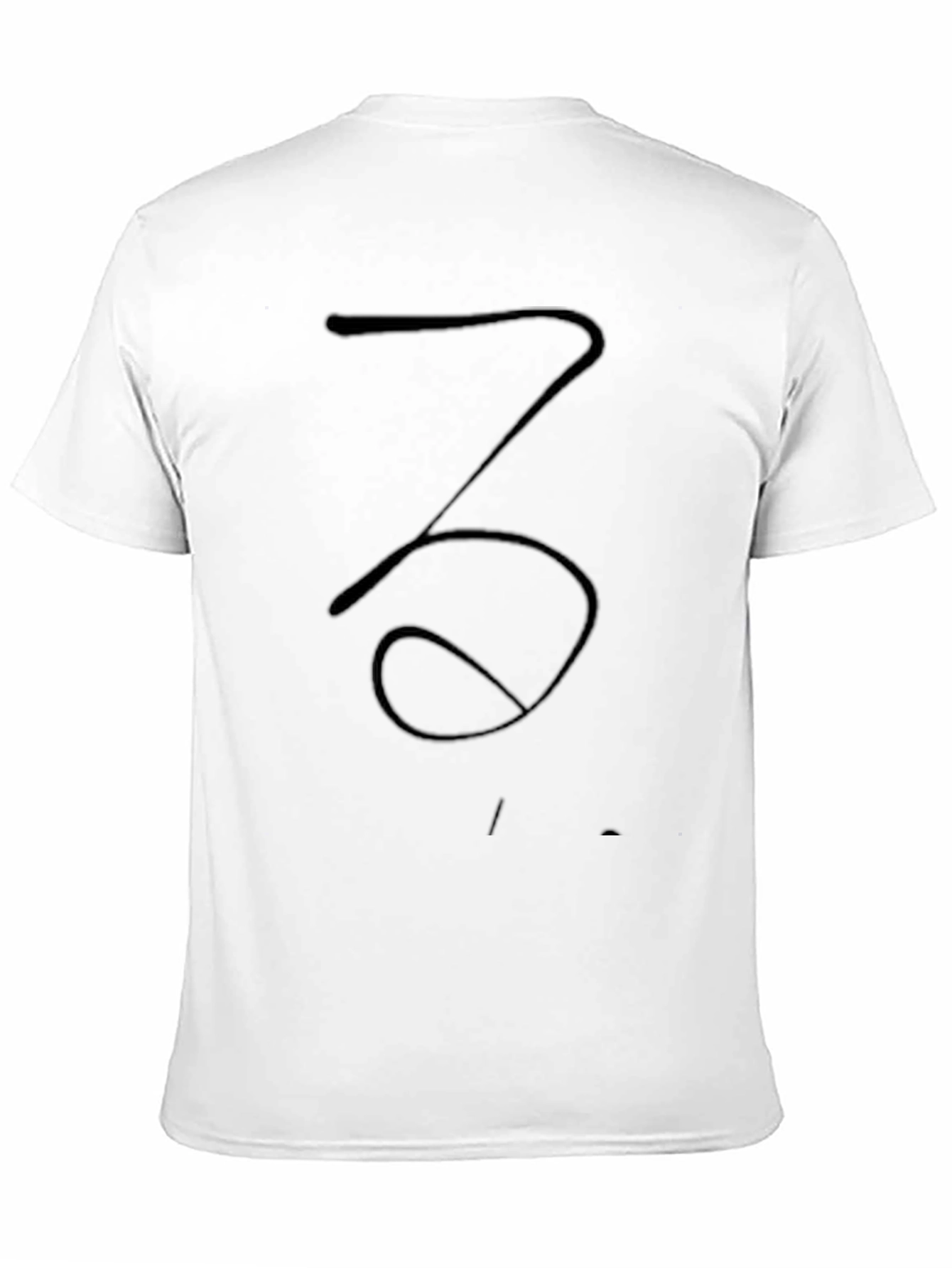 Abstract Symbol Black T-Shirt - Casual Cotton Tee
