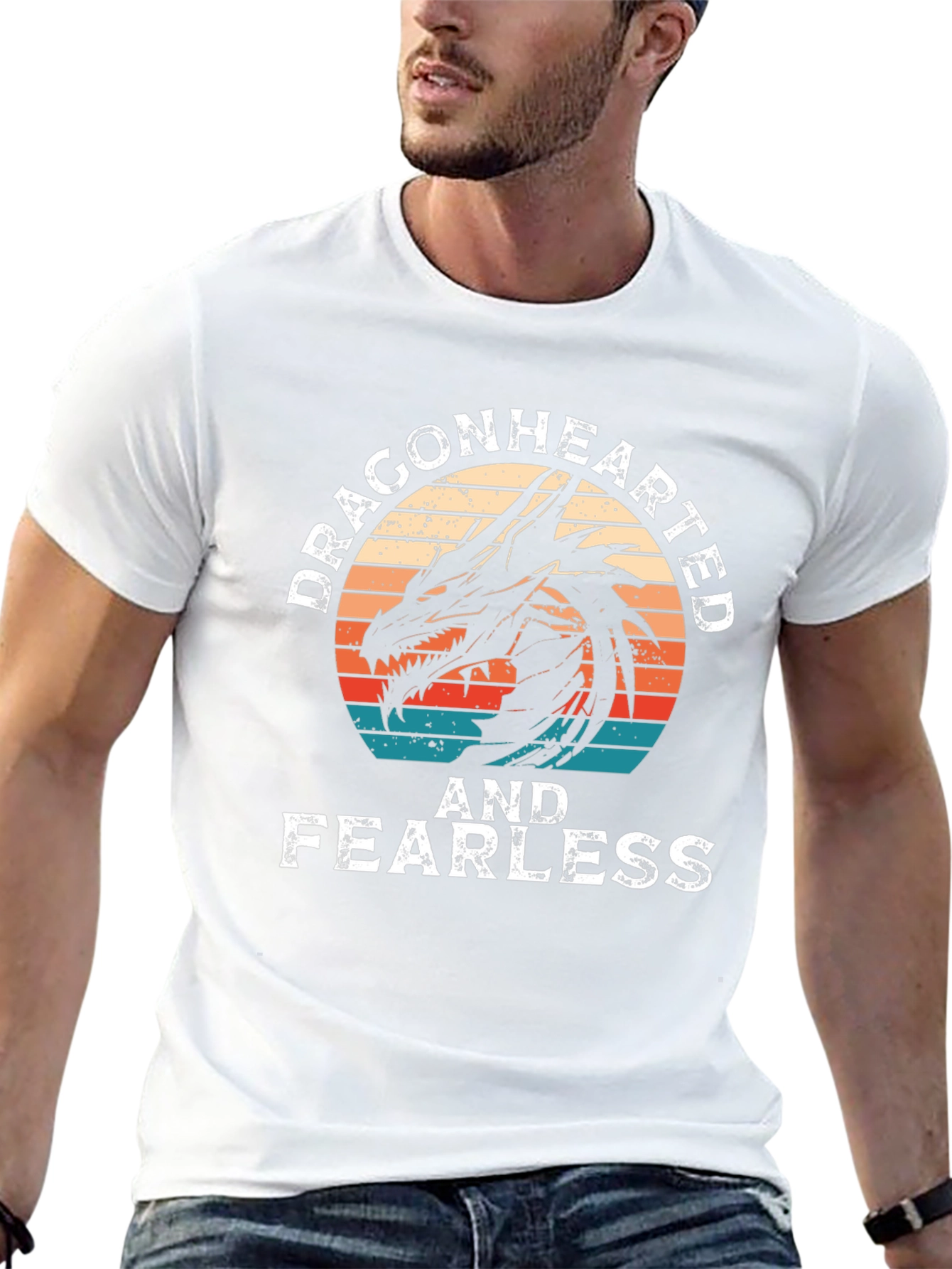 Dragonhearted & Fearless Graphic T-Shirt