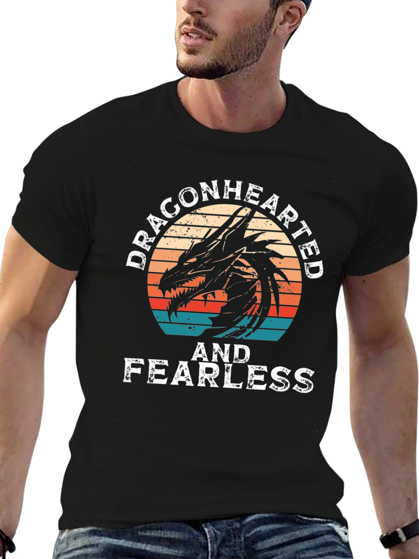 Dragonhearted & Fearless Graphic T-Shirt