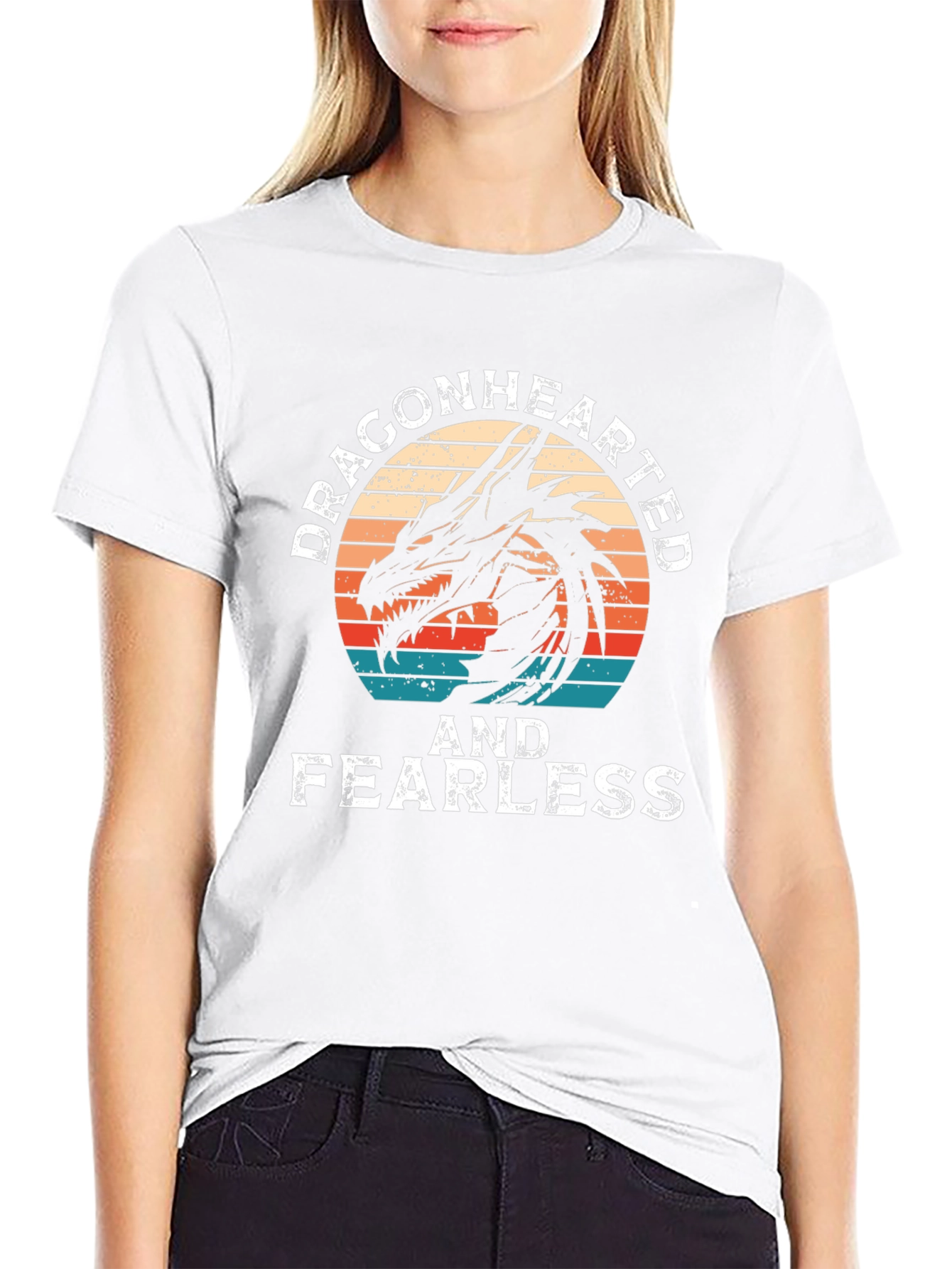 Dragonhearted & Fearless Graphic T-Shirt