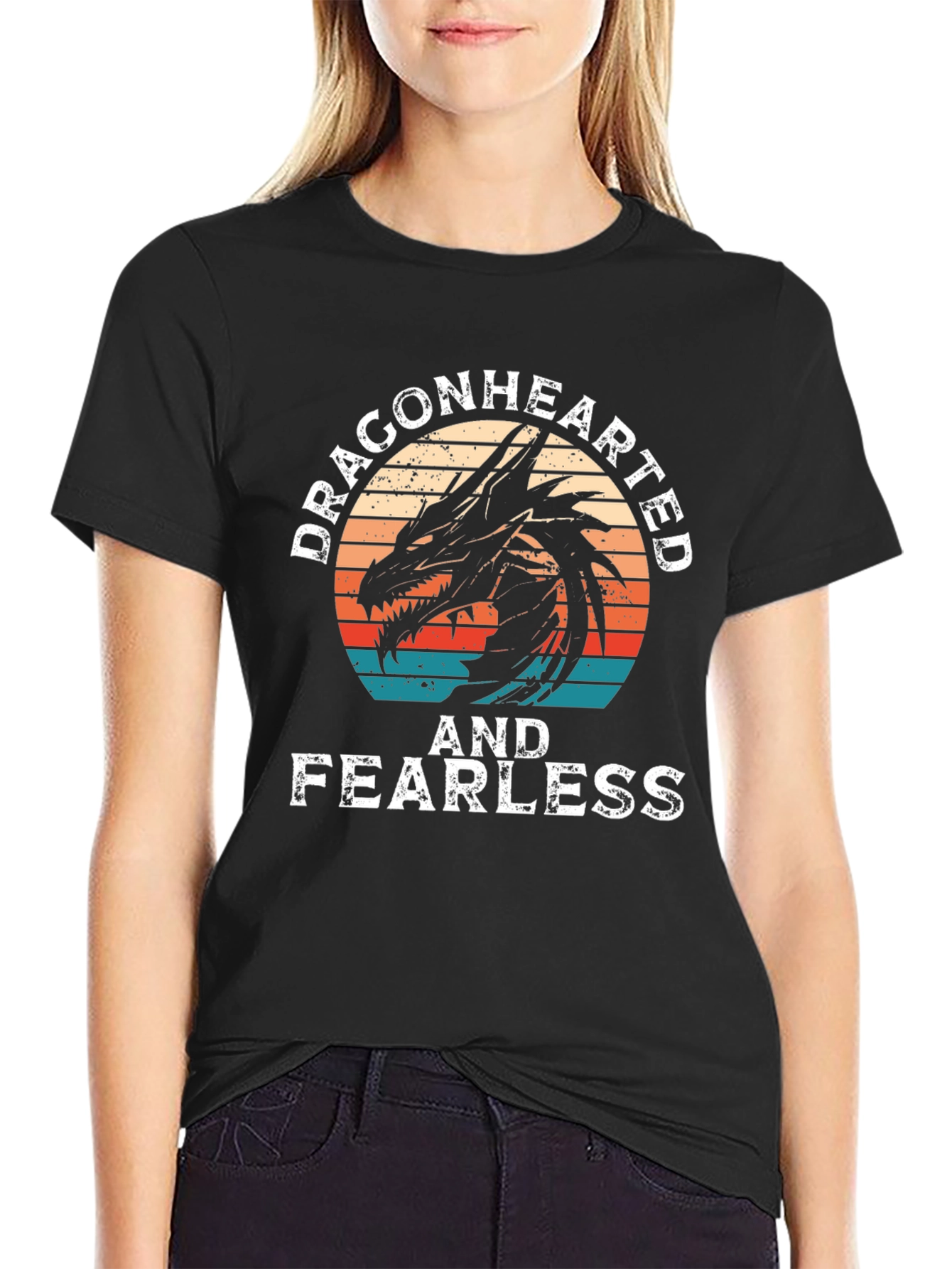 Dragonhearted & Fearless Graphic T-Shirt