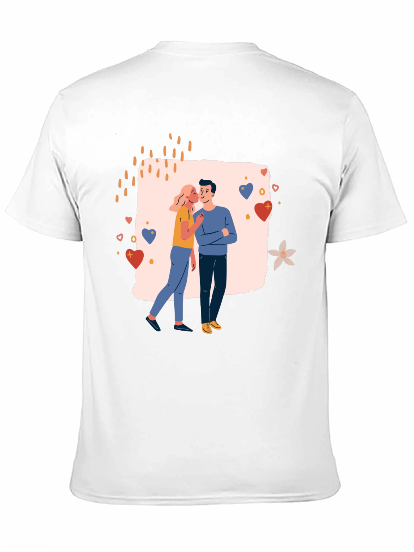Couples Love Graphic T-Shirt - Romantic Design