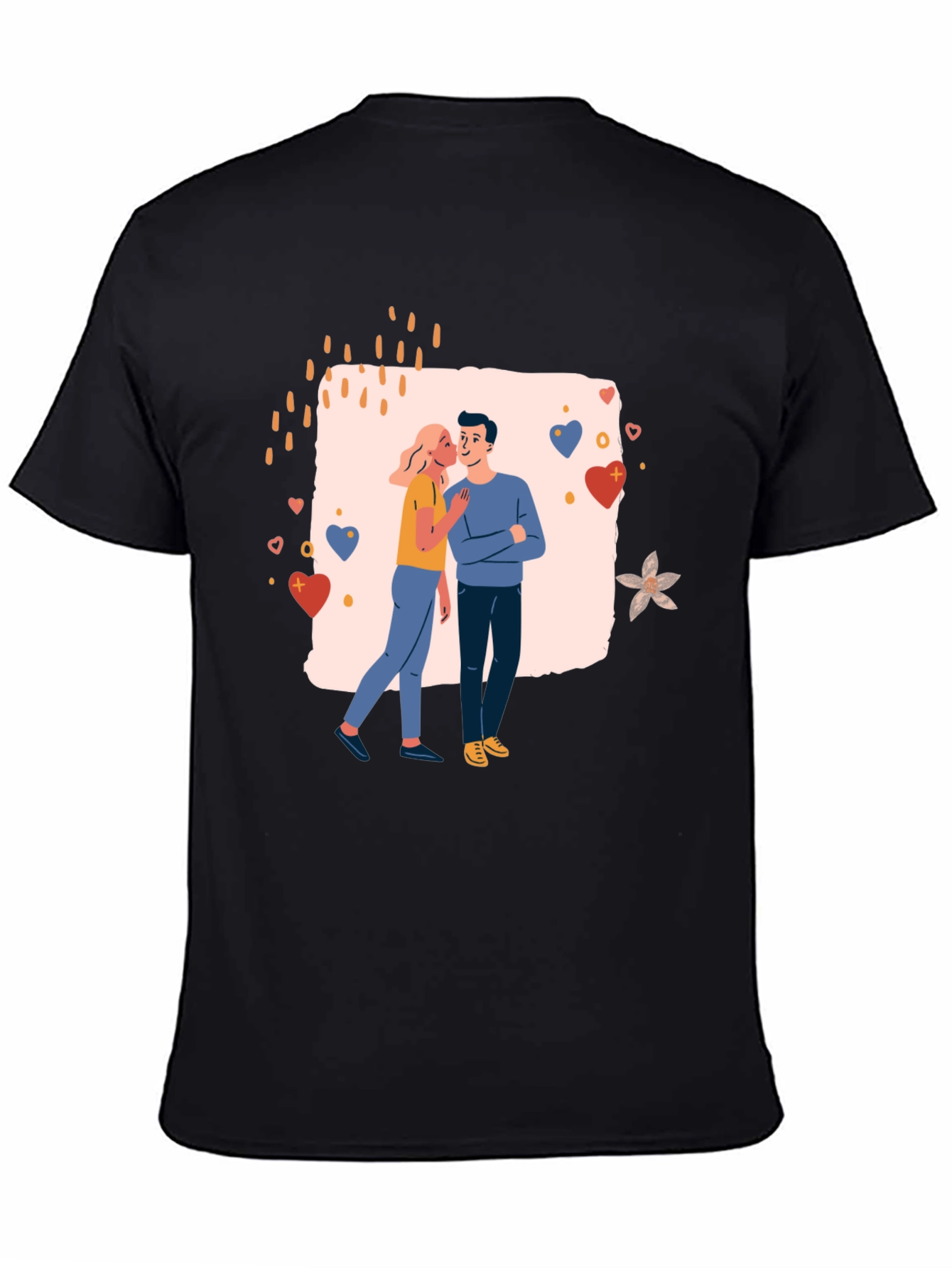 Couples Love Graphic T-Shirt - Romantic Design