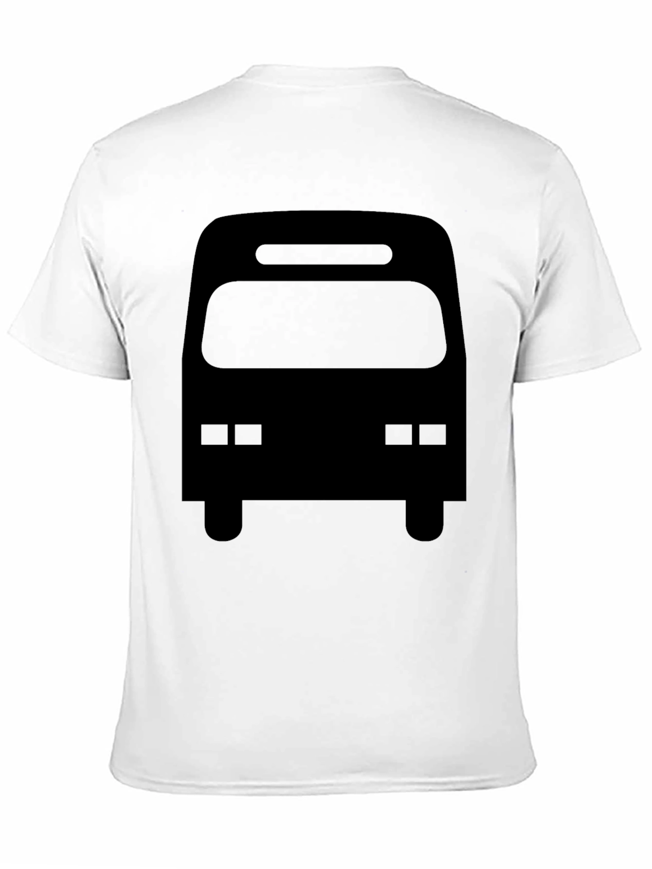 Black Bus Graphic Tee - Mens Casual T-Shirt