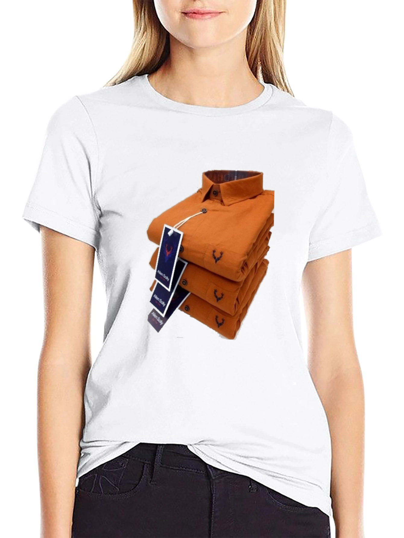 Folded Allen Solly Shirts - Stylish & Trendy