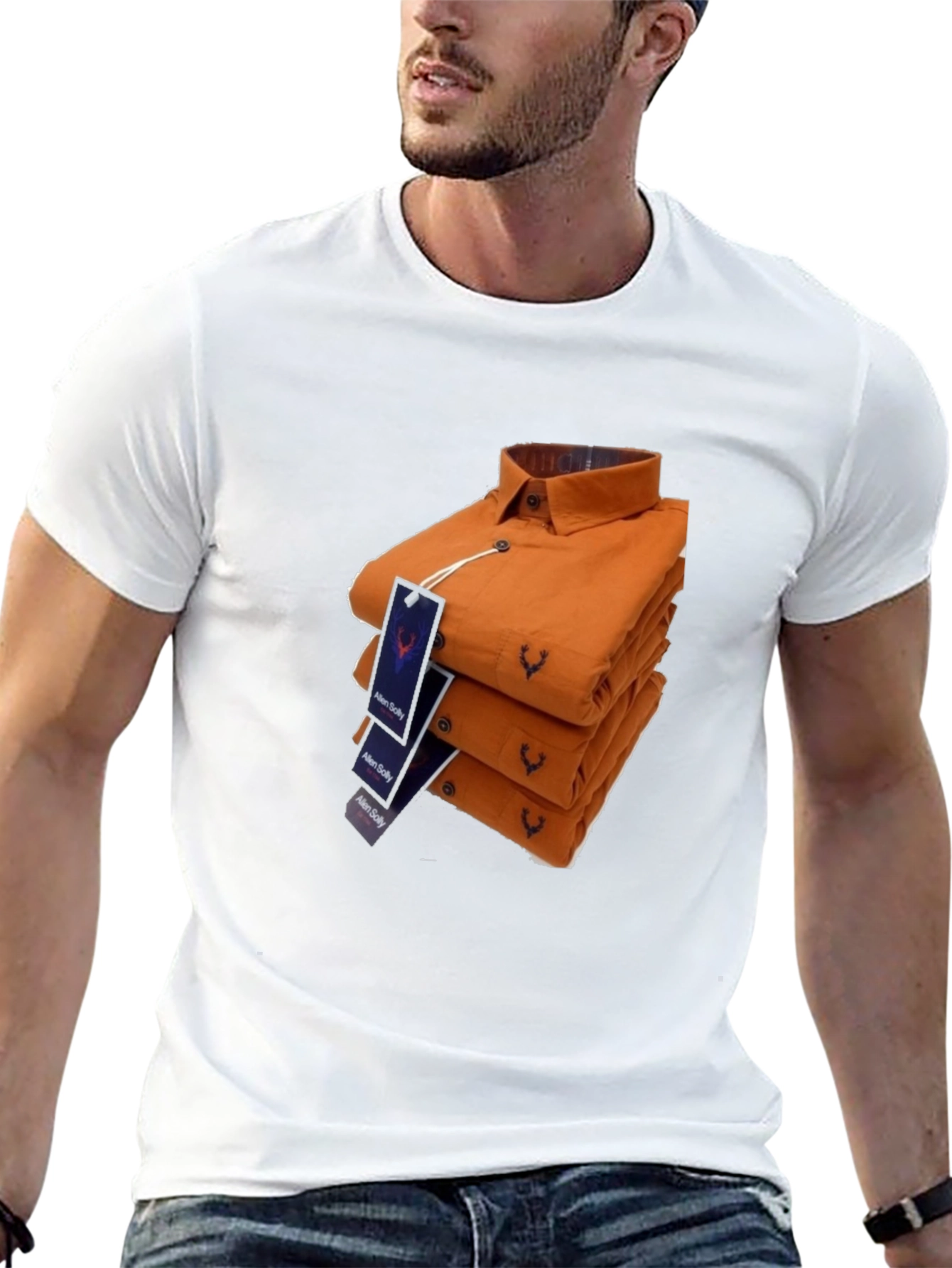 Folded Allen Solly Shirts - Stylish & Trendy