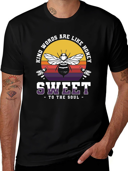 Kind Words are Like Honey Bee Graphic T-Shirt