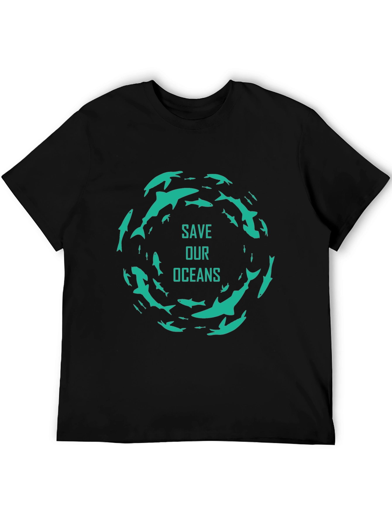 Save Our Oceans Graphic Tee - Stylish & Sustainable
