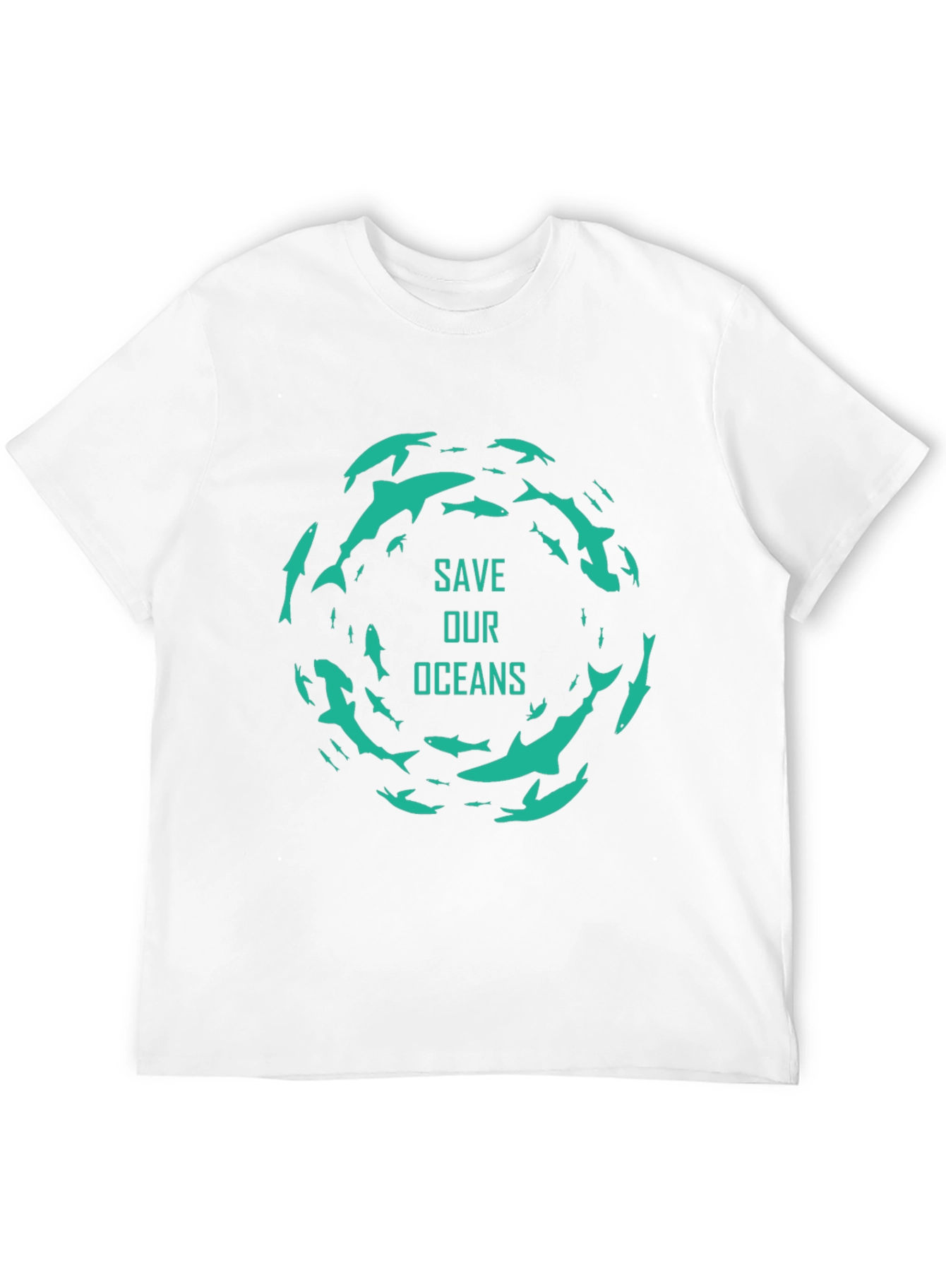 Save Our Oceans Graphic Tee - Stylish & Sustainable