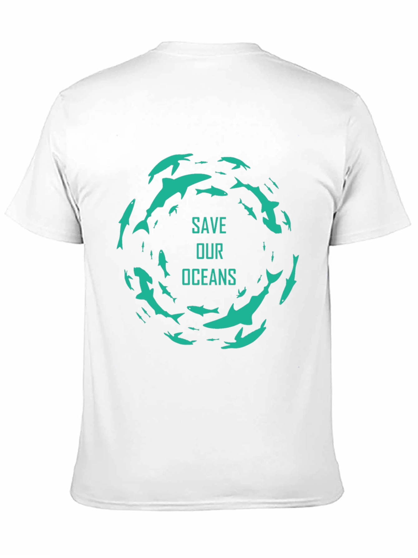 Save Our Oceans Graphic Tee - Stylish & Sustainable