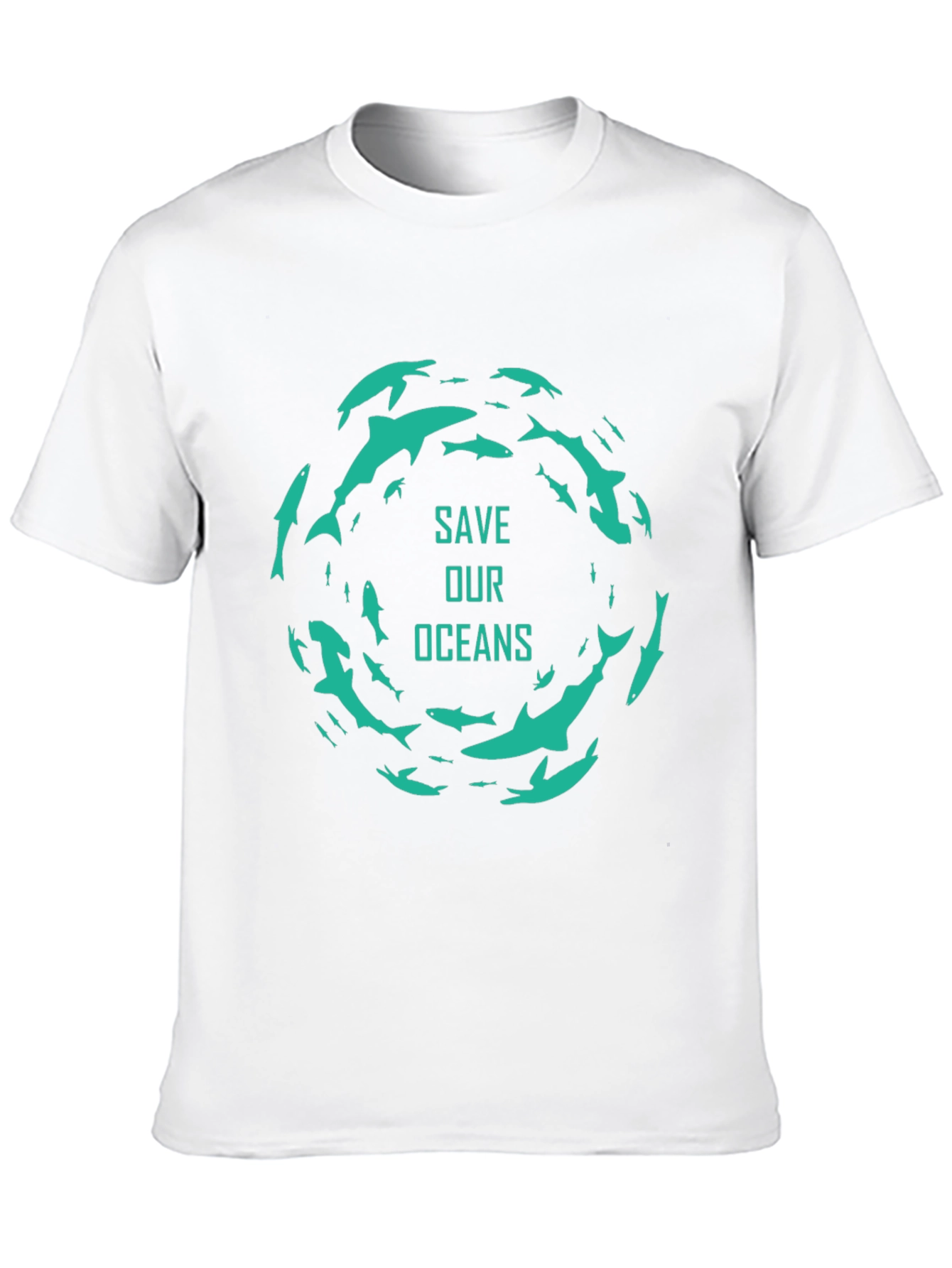 Save Our Oceans Graphic Tee - Stylish & Sustainable